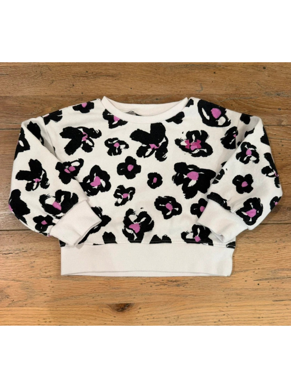 Under Armour Girls Abstract Floral Crewneck Sweatshirt Pullover  Size 24 m